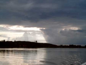 nach dem Regenschauer auf der Havel