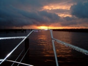 Sonnenuntergang in Glowe